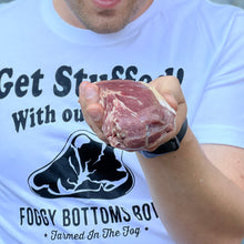 Load image into Gallery viewer, Get Stuffed Tee - Dust/Brown