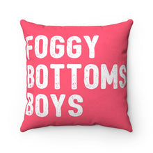 Load image into Gallery viewer, Pink Foggy Bottoms Boys-Faux Suede Square Pillow