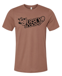 Jersey Scoops Tee - Brown