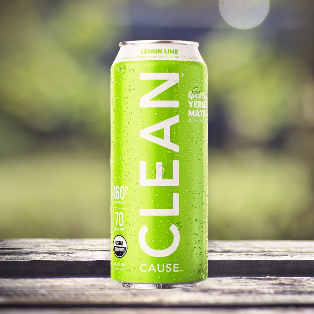 Clean Sparkling Yerba Mate - 16oz