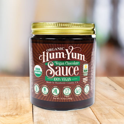 Hum Yum Vegan Chocolate Caramel Sauce
