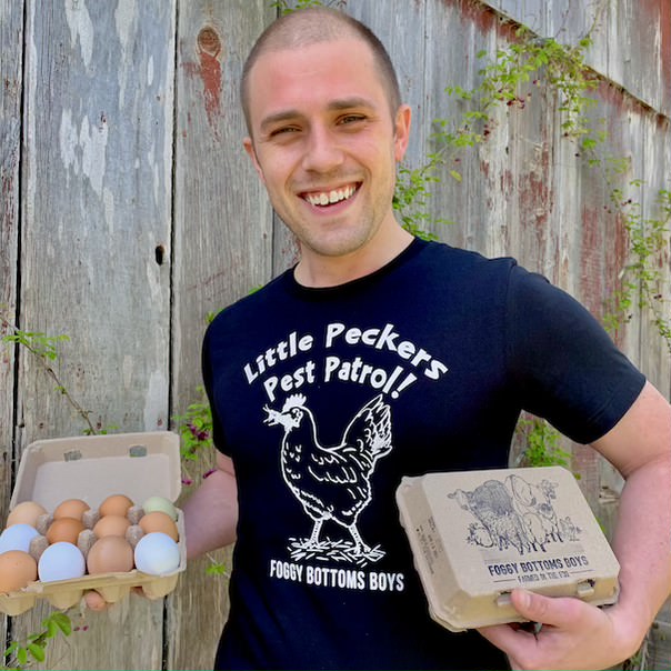 Little Peckers Pest Control Tee - Vintage White