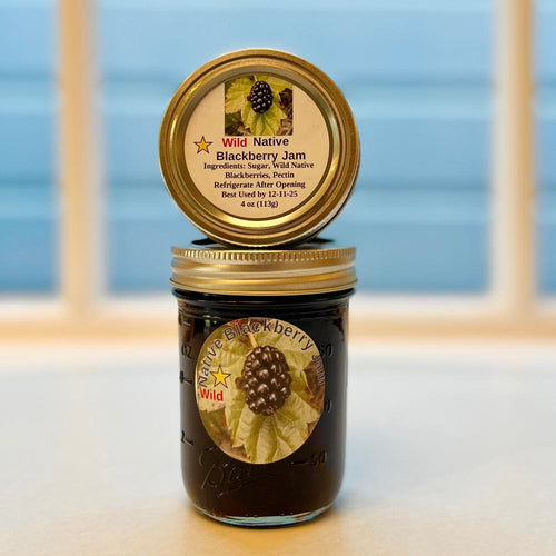 Jar of Wild Native Blackberry Jam