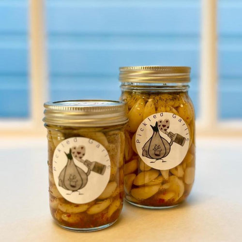 Jar of Pickled Garlic
