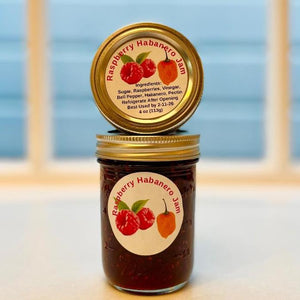 Jar of Raspberry Habanero Jam
