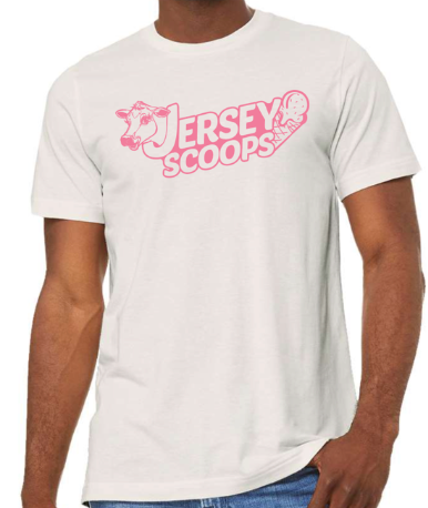 Jersey Scoops Tee - White