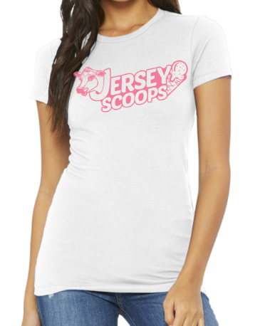 Women's Jersey Scoops Tee - White