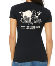 Load image into Gallery viewer, PREORDER Women&#39;s Foggy Bottoms Boys Ambassador Tee-Black