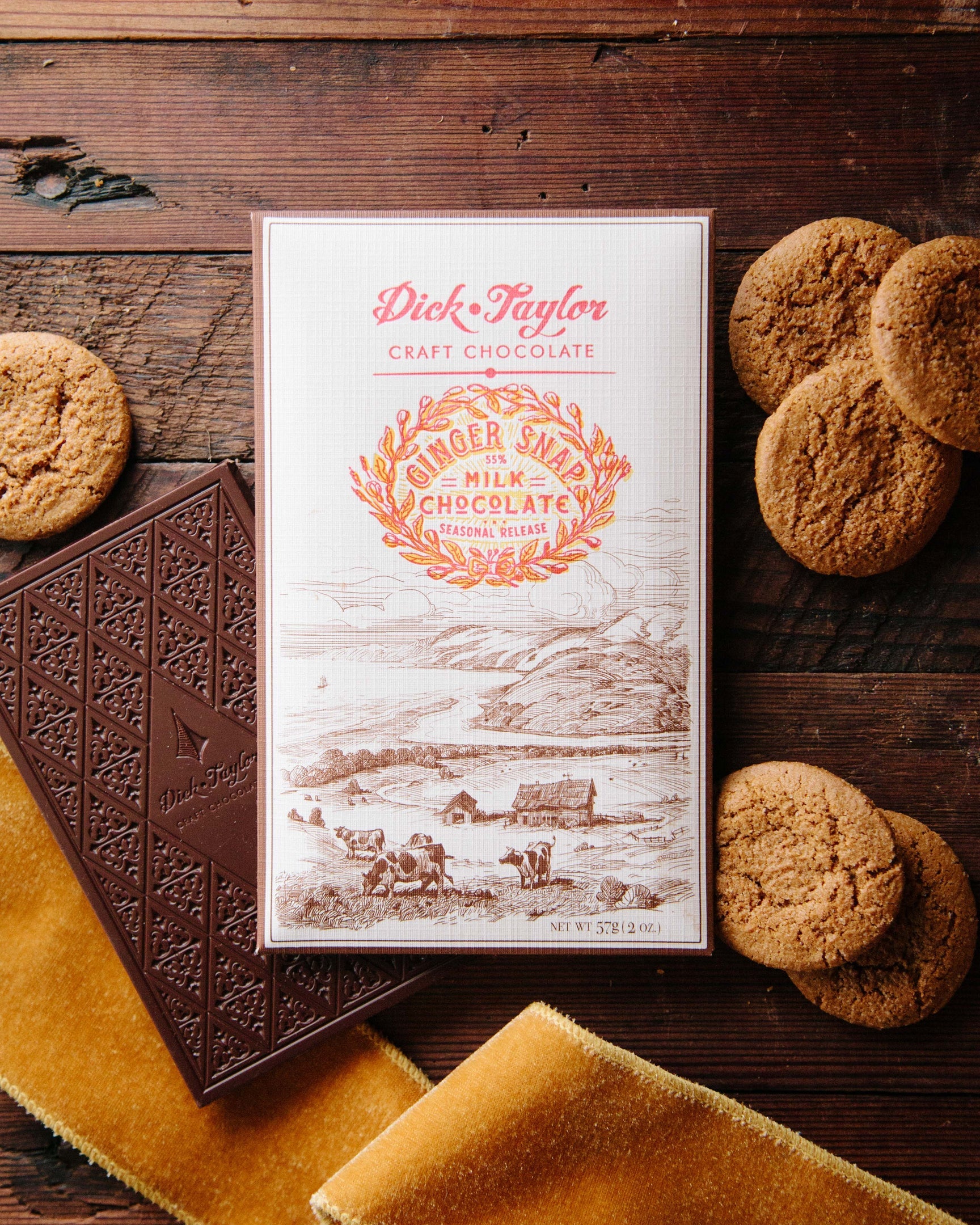 Dick Taylor Ginger Snap Milk Chocolate – Foggy Bottoms Boys