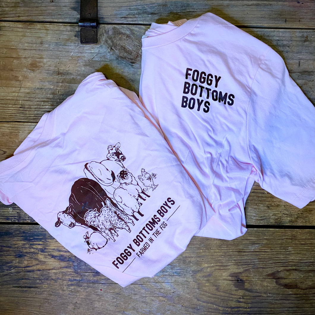 Foggy Bottoms Boys Ambassador Tee - Pink