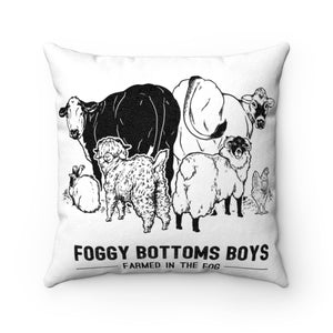 Foggy Bottoms Boys-Faux Suede Square Pillow