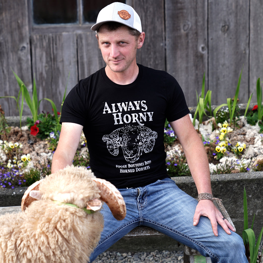 Always Horny Tee-Black