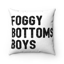 Load image into Gallery viewer, Foggy Bottoms Boys-Faux Suede Square Pillow