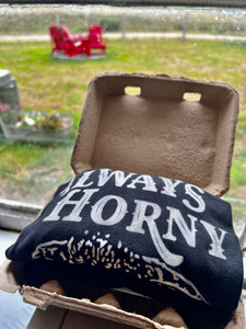 Always Horny Tee-Black